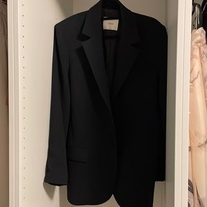 Wilfred oversized black blazer